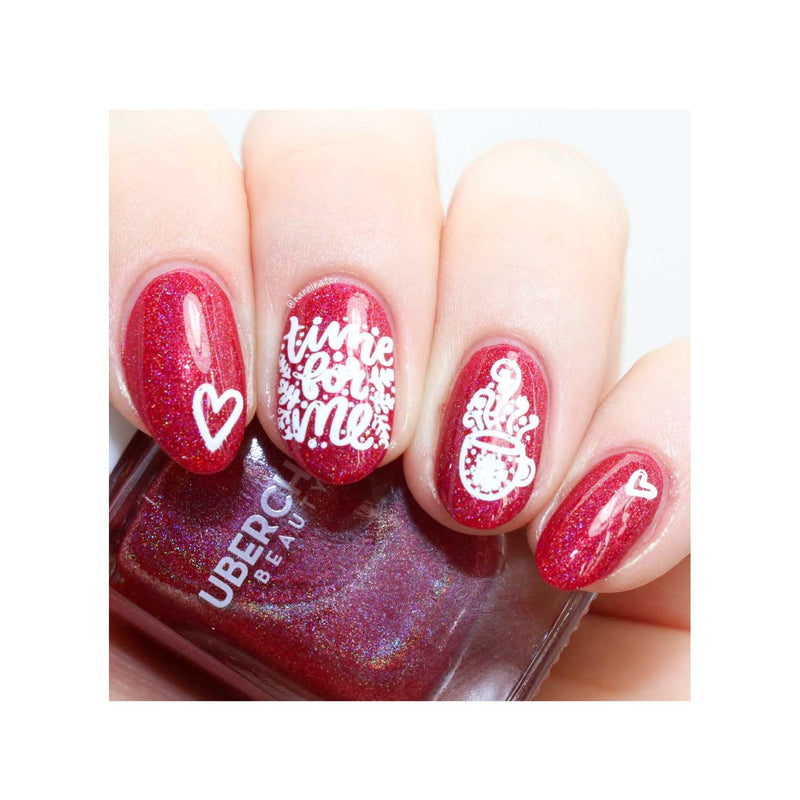 UberChic Beauty Cozy At Home Stamping Plate Brown