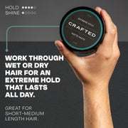 TheSalonGuy CRAFTED Extreme Hold Paste Haircare Dark Slate Gray