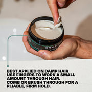 TheSalonGuy CRAFTED Extreme Hold Paste Haircare Light Gray