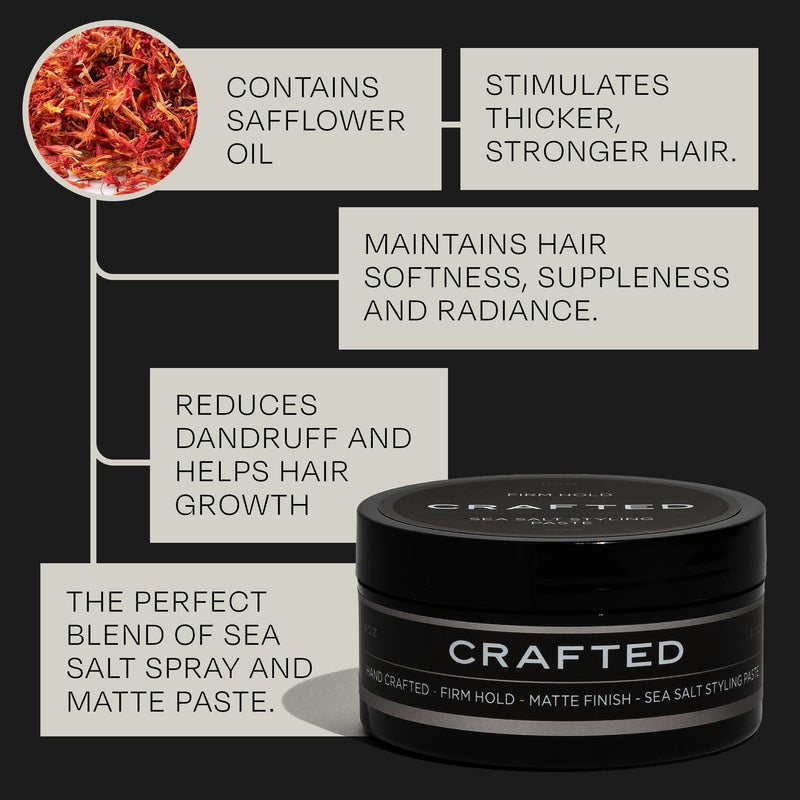 TheSalonGuy CRAFTED Sea Salt Paste Haircare Black