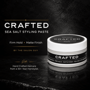 TheSalonGuy CRAFTED Sea Salt Paste Haircare Black