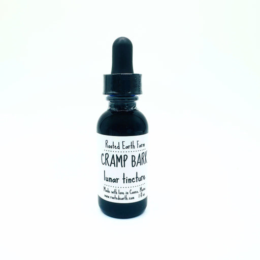 Rooted Earth Farm + Apothecary Cramp Bark Tincture Tinctures + Capsules White Smoke 1 oz