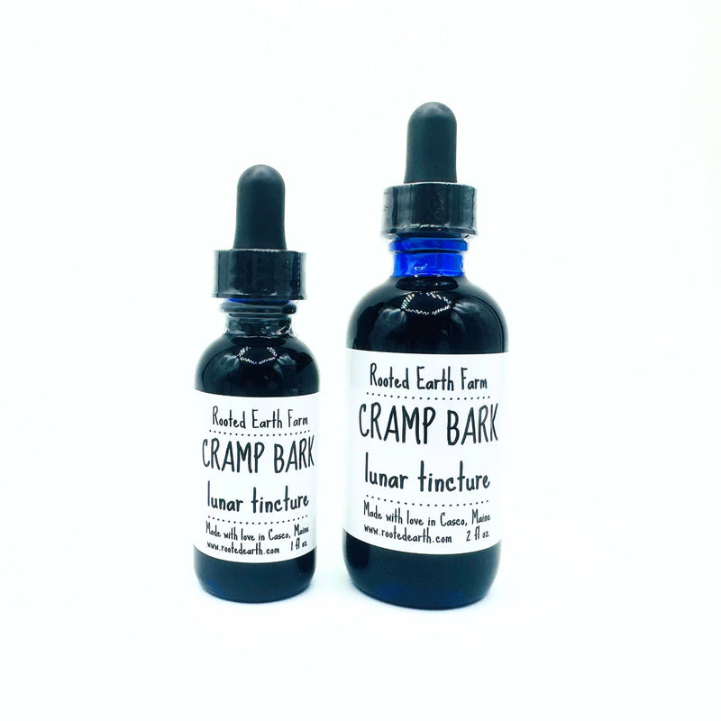 Rooted Earth Farm + Apothecary Cramp Bark Tincture Tinctures + Capsules White Smoke 1 oz,2 oz