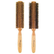 Creative Pro Hair Tools Eco-Friendly Extended 6" Long Cork Barrel Round Hair Brush Hair Brush White Smoke Set of  CRC4 Long 6"