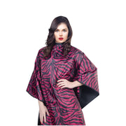 VIP Extensions Cricket Flip Reversible Zebra All-Purpose Salon Cape Salon Cape White Smoke