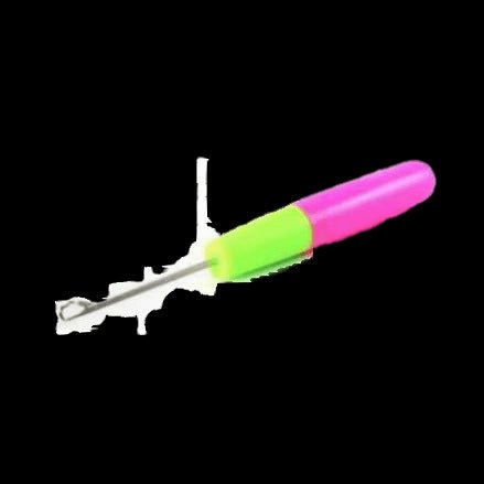VIP Extensions Unique Collection Crochet Needle, Plastic Handle Hair Tools Black 1+