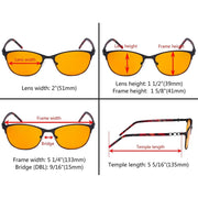 eyekeeper.com Crystal Blue Light Blocking Eyeglasses LX19020-BB98 Eyeglasses White Smoke Black / without magnification,Blue / without magnification,Red / without magnification