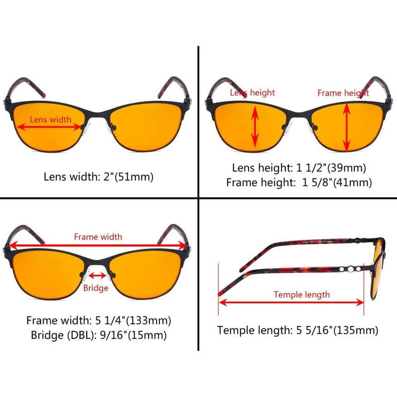 eyekeeper.com Crystal Blue Light Blocking Eyeglasses LX19020-BB98 Eyeglasses White Smoke Black / without magnification,Blue / without magnification,Red / without magnification