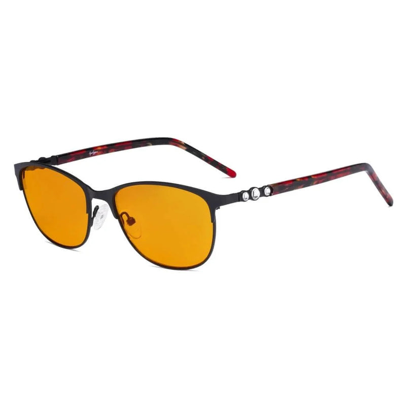 eyekeeper.com Crystal Blue Light Blocking Eyeglasses LX19020-BB98 Eyeglasses White Smoke Black / without magnification,Blue / without magnification,Red / without magnification