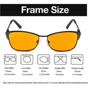 eyekeeper.com Crystal Blue Light Blocking Reading Glasses 4-LX17001 Eyeglasses White Smoke Black / +0.50,Black / +0.75,Black / +1.00,Black / +1.50,Black / +1.75,Black / +2.00,Blue / without magnification,Blue / +0.50,Blue / +0.75,Blue / +1.00,Blue / +1.50,Blue / +1.75,Blue / +2.00,Gold / without magnification,Gold / +0.50,Gold / +0.75,Gold / +1
