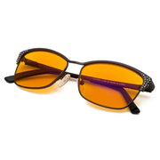 eyekeeper.com Crystal Blue Light Blocking Reading Glasses 4-LX17001 Eyeglasses White Smoke Gunmetal / without magnification,Gunmetal / +0.50,Gunmetal / +0.75,Gunmetal / +1.00,Gunmetal / +1.25,Gunmetal / +1.50,Gunmetal / +1.75,Gunmetal / +2.00