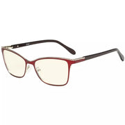 eyekeeper.com Crystal Blue Light Blocking Reading Glasses LX17020 Eyeglasses White Smoke Red Gold / without magnification,Red Gold / +0.50,Red Gold / +0.75,Red Gold / +1.00,Red Gold / +1.25,Red Gold / +1.50,Red Gold / +1.75,Red Gold / +2.00