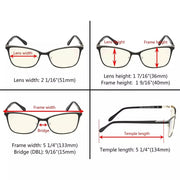 eyekeeper.com Crystal Blue Light Blocking Reading Glasses LX17020 Eyeglasses White Smoke Black Silver / without magnification,Black Silver / +0.50,Black Silver / +0.75,Black Silver / +1.00,Black Silver / +1.25,Black Silver / +1.50,Black Silver / +1.75,Black Silver / +2.00,Blue Silver / without magnification,Blue Silver / +0.50,Blue Silver / +
