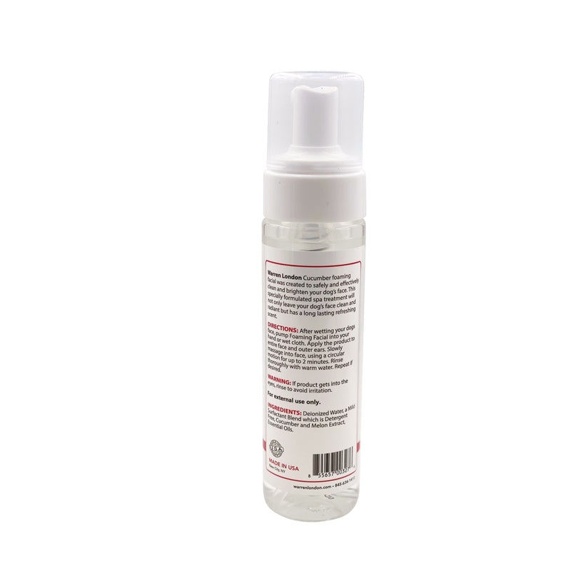 Warren London Cucumber Melon Foaming Facial For Dogs Dog Shampoo Lavender