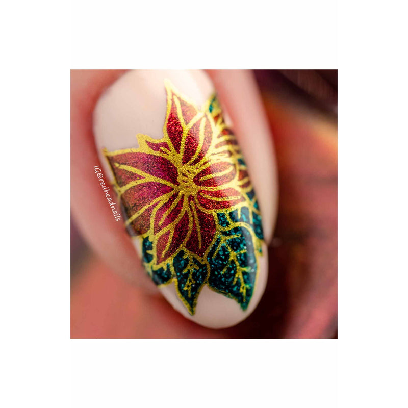 UberChic Beauty Jingle All The Way, (Christmas-05) Stamping Plate Sienna