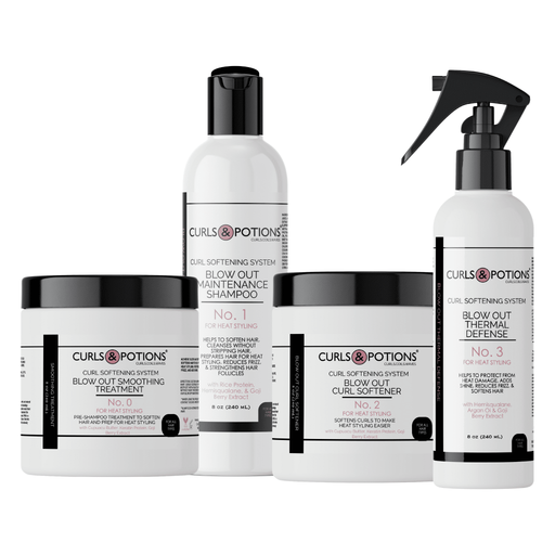 Curls & Potions Blow Out Maintenance Shampoo No. 1 Stylers Black