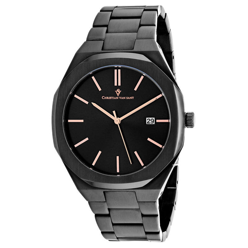 Bids.com Christian Van Sant Men's Octavius Slim Watches White Smoke Default Title