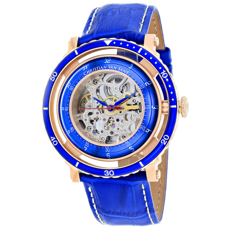 Bids.com Christian Van Sant Men's Dome Watches White Smoke Default Title