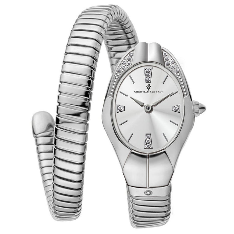 Bids.com Christian Van Sant Women's Naga Watches White Smoke Default Title