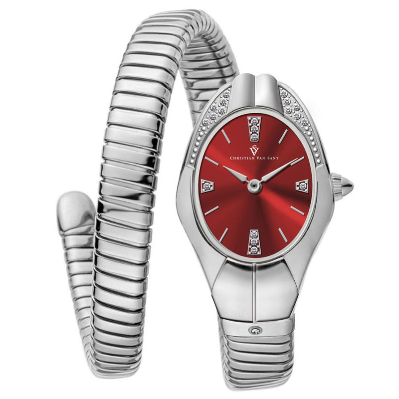 Bids.com Christian Van Sant Women's Naga Watches White Smoke Default Title