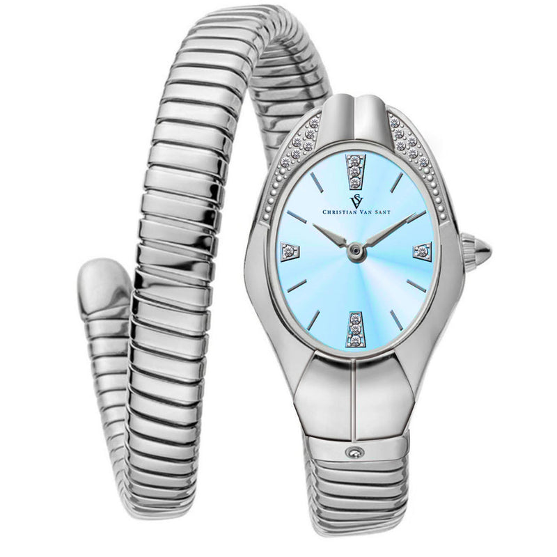 Bids.com Christian Van Sant Women's Naga Watches White Smoke Default Title