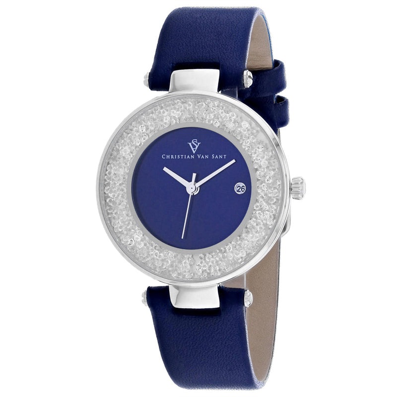 Bids.com Christian Van Sant Women's Dazzle Watches White Smoke Default Title