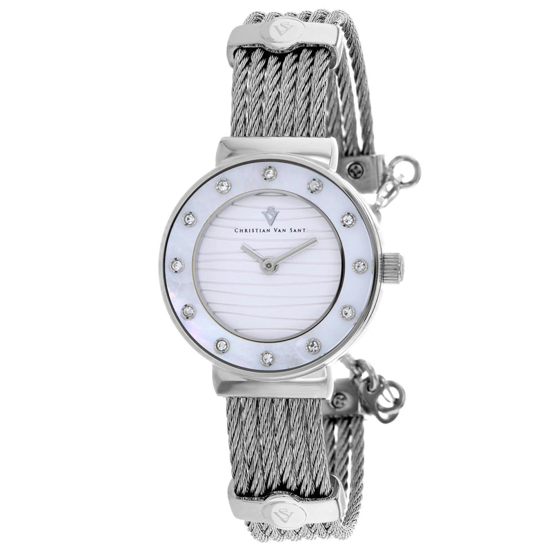 Bids.com Christian Van Sant Women's Cavo Watches White Smoke Default Title