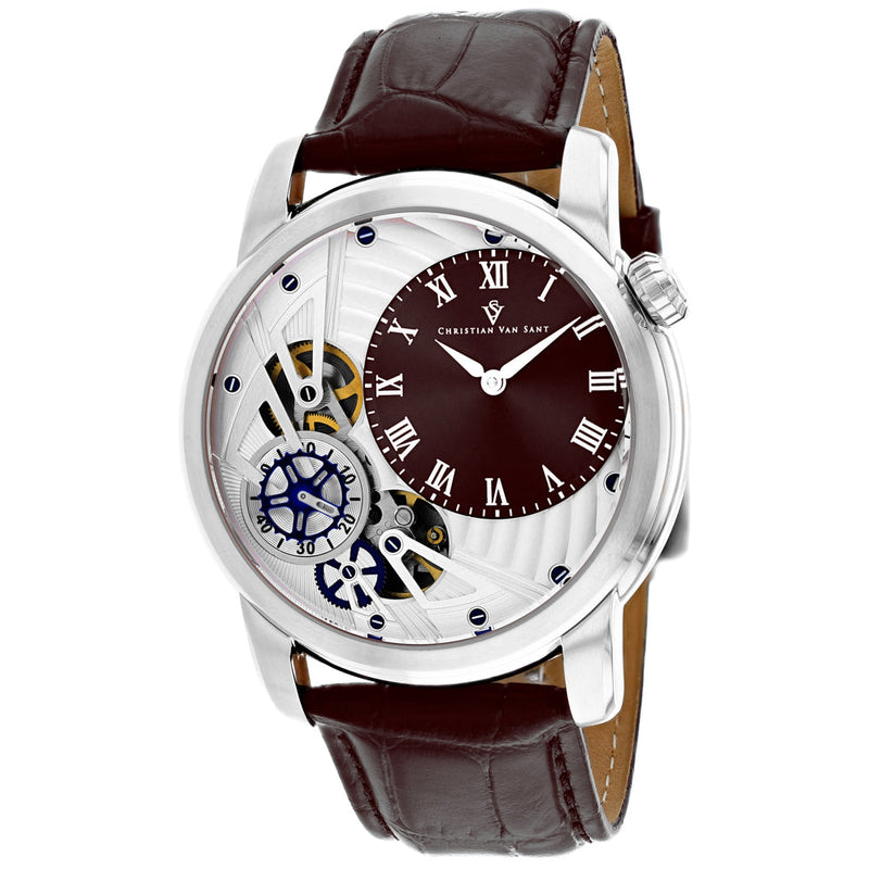 Bids.com Christian Van Sant Men's Sprocket Auto-Quartz Watches White Smoke Default Title