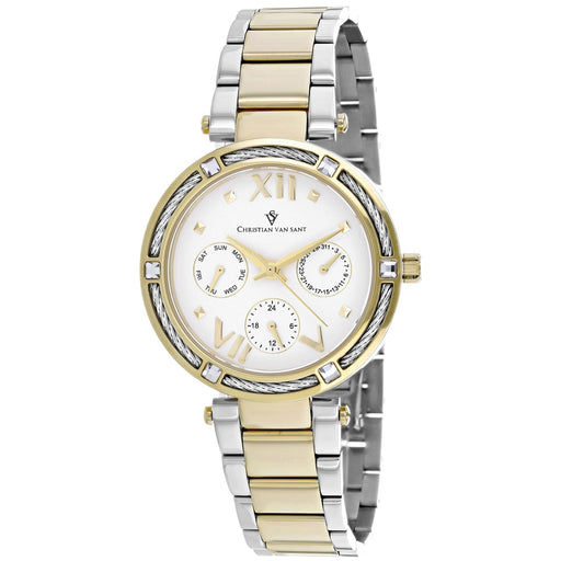 Bids.com Christian Van Sant Women's Sienna Watches White Smoke Default Title