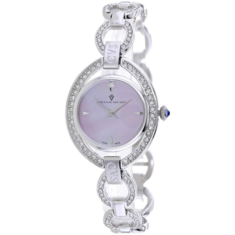 Bids.com Christian Van Sant Women's Stella Watches White Smoke Default Title