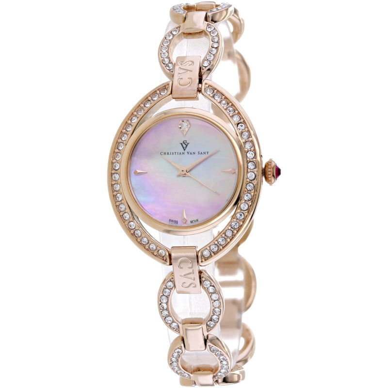 Bids.com Christian Van Sant Women's Stella Watches White Smoke Default Title