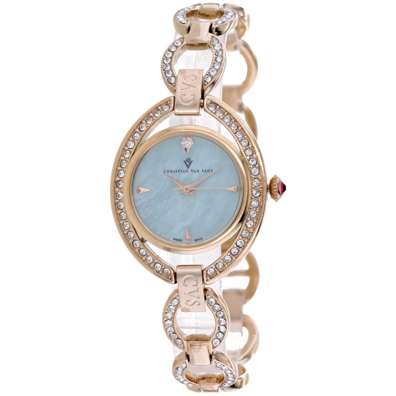 Bids.com Christian Van Sant Women's Stella Watches White Smoke Default Title