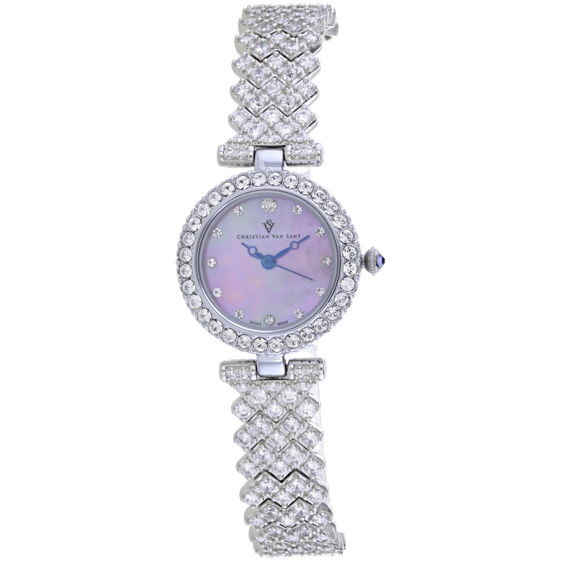 Bids.com Christian Van Sant Women's Romana Watches White Smoke Default Title