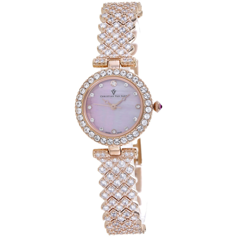 Bids.com Christian Van Sant Women's Romana Watches White Smoke Default Title