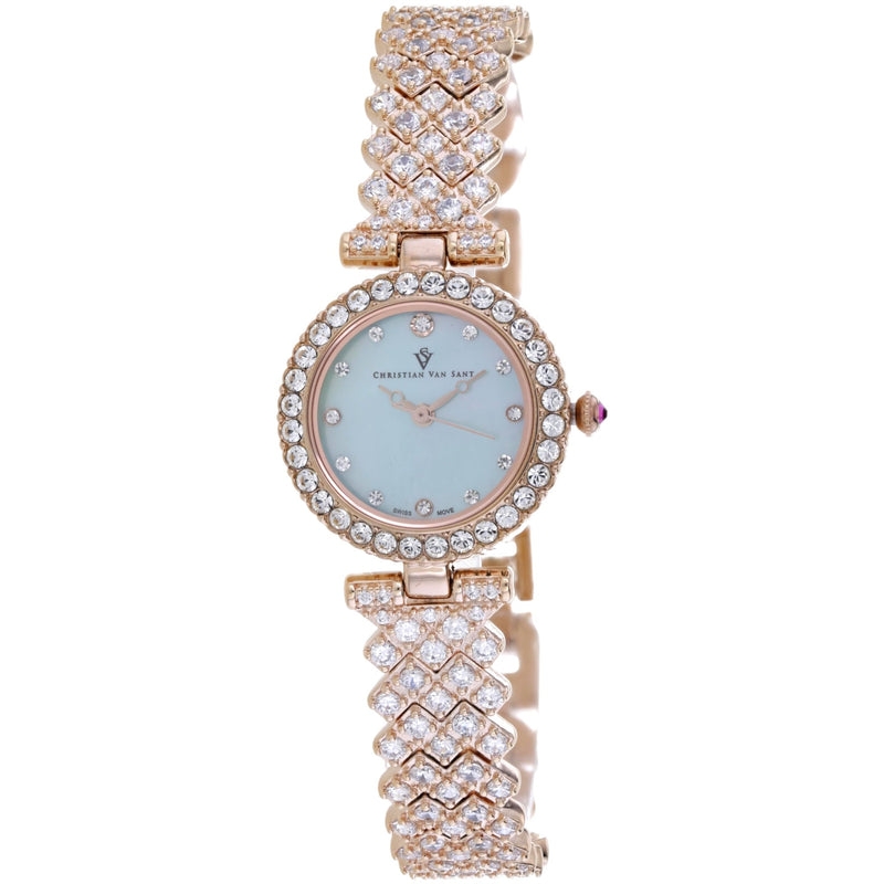 Bids.com Christian Van Sant Women's Romana Watches White Smoke Default Title