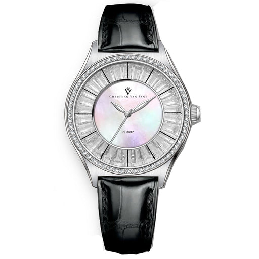 Bids.com Christian Van Sant Women's Luna Watches White Smoke Default Title