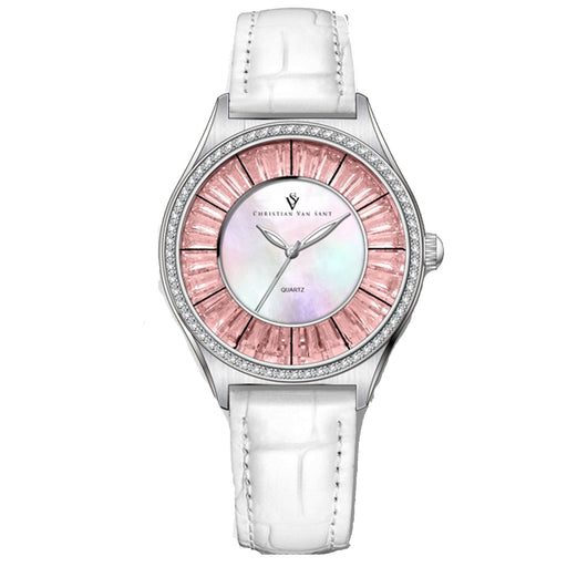 Bids.com Christian Van Sant Women's Luna Watches White Smoke Default Title