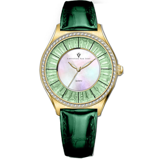 Bids.com Christian Van Sant Women's Luna Watches White Smoke Default Title