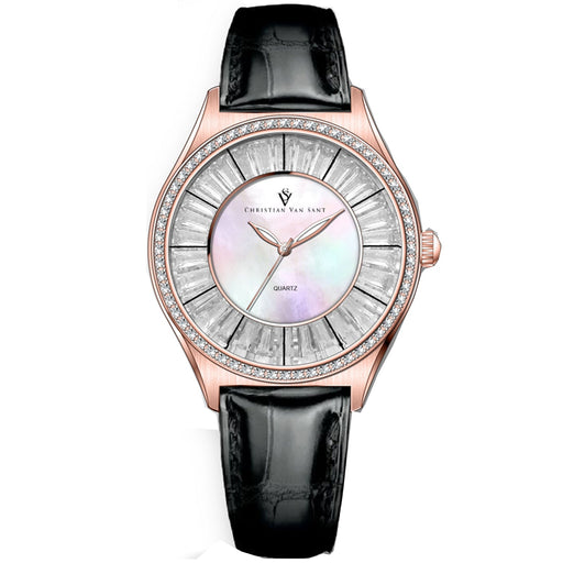 Bids.com Christian Van Sant Women's Luna Watches White Smoke Default Title