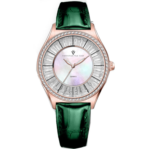 Bids.com Christian Van Sant Women's Luna Watches White Smoke Default Title
