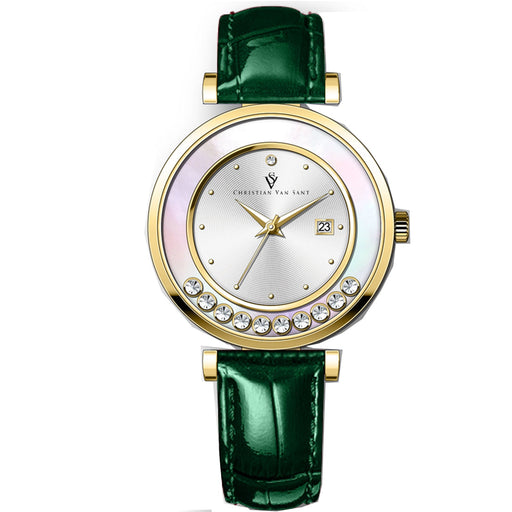 Bids.com Christian Van Sant Women's Bria Watches White Smoke Default Title