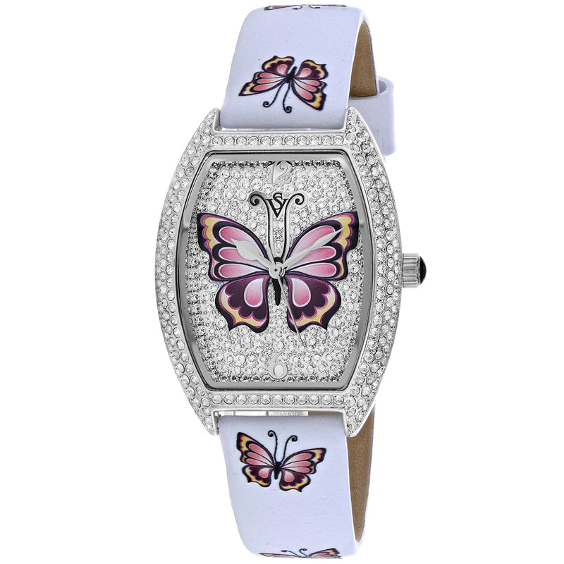Bids.com Christian Van Sant Women's Papillon Watches White Smoke Default Title