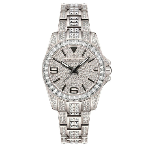 Bids.com Christian Van Sant Women's Majestic Watches White Smoke Default Title