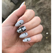nbmsupply Komilfo Gel Polish Deluxe Series D072 (light blue-gray, with barely noticeable shimmer ), 8 ml Dark Olive Green