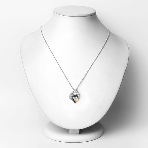 Bids.com 0.28 Carat Genuine Blue Sapphire .925 Sterling Silver Pendant Pendants White Smoke size 18.00