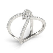 Bids.com 14k White Gold Fancy Entwined Design Diamond Ring (1/2 cttw) Rings White Smoke 3 / White Gold,3.5 / White Gold,4 / White Gold,4.5 / White Gold,5 / White Gold,5.5 / White Gold,6 / White Gold,6.5 / White Gold,7 / White Gold,7.5 / White Gold,8 / White Gold,8.5 / White Gold,9 / White Gold
