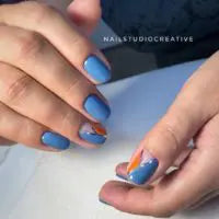 nbmsupply Komilfo GEL POLISH DELUXE SERIES D130 (DARK, GRAY-BLUE, ENAMEL), 8 ML Dark Slate Gray