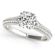 Bids.com 14k White Gold Double Prong Multirow Band Diamond Engagement Ring (1 1/8 cttw) Rings White Smoke 3 / White Gold,3.5 / White Gold,4 / White Gold,4.5 / White Gold,5 / White Gold,5.5 / White Gold,6 / White Gold,6.5 / White Gold,7 / White Gold,7.5 / White Gold,8 / White Gold,8.5 / White Gold,9 / White Gold