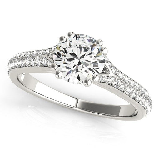 Bids.com 14k White Gold Double Prong Multirow Band Diamond Engagement Ring (1 1/8 cttw) Rings White Smoke 3 / White Gold,3.5 / White Gold,4 / White Gold,4.5 / White Gold,5 / White Gold,5.5 / White Gold,6 / White Gold,6.5 / White Gold,7 / White Gold,7.5 / White Gold,8 / White Gold,8.5 / White Gold,9 / White Gold