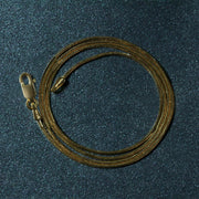 Bids.com 14k Yellow Gold Round Snake Chain 0.9mm Necklaces Dark Slate Gray 16 / Yellow Gold,18 / Yellow Gold,20 / Yellow Gold,24 / Yellow Gold,Default Title / Yellow Gold